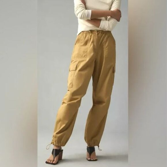 NWT Avec Les Filles (Anthropologie) Drawstring Cargo Pants Size XS - MSRP $170! - Picture 1 of 11